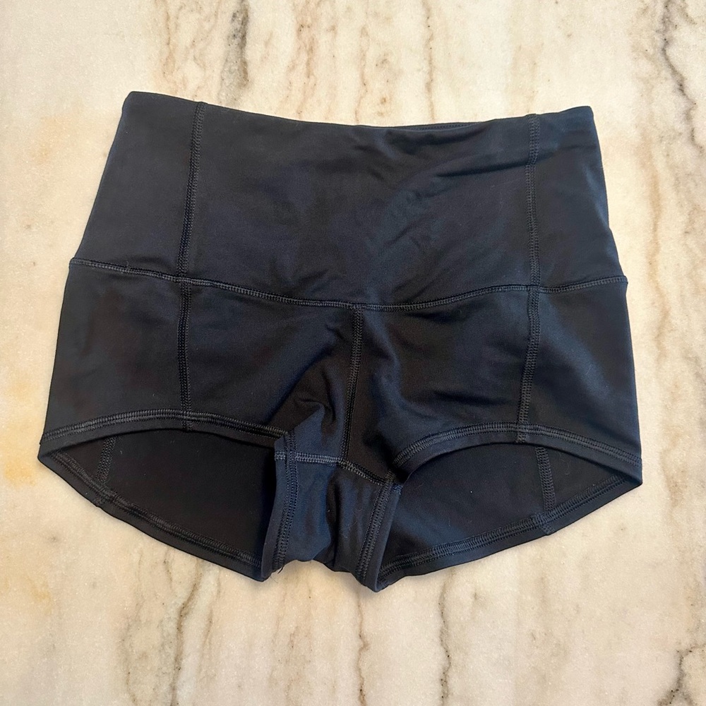 VSX Black High Rise Spandex Shorts